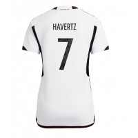 Camiseta Alemania Kai Havertz #7 Primera Equipación Replica Mundial 2022 para mujer mangas cortas